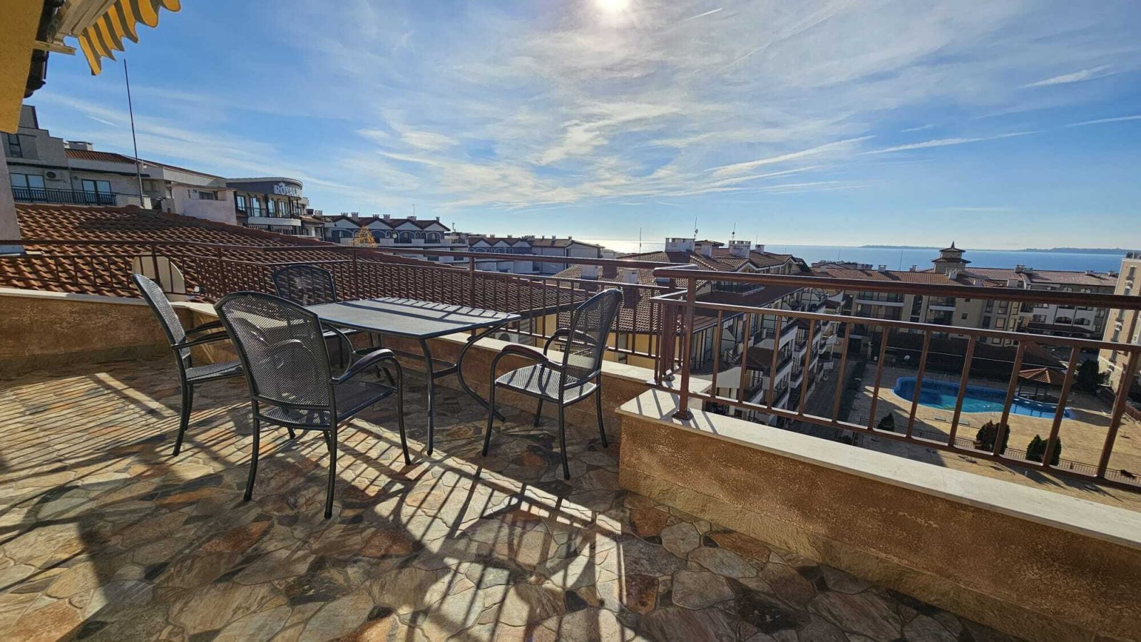 Penthouse Wohnung mit Meerblick im Aqua Dreams Sveti Vlas Bulgarien
