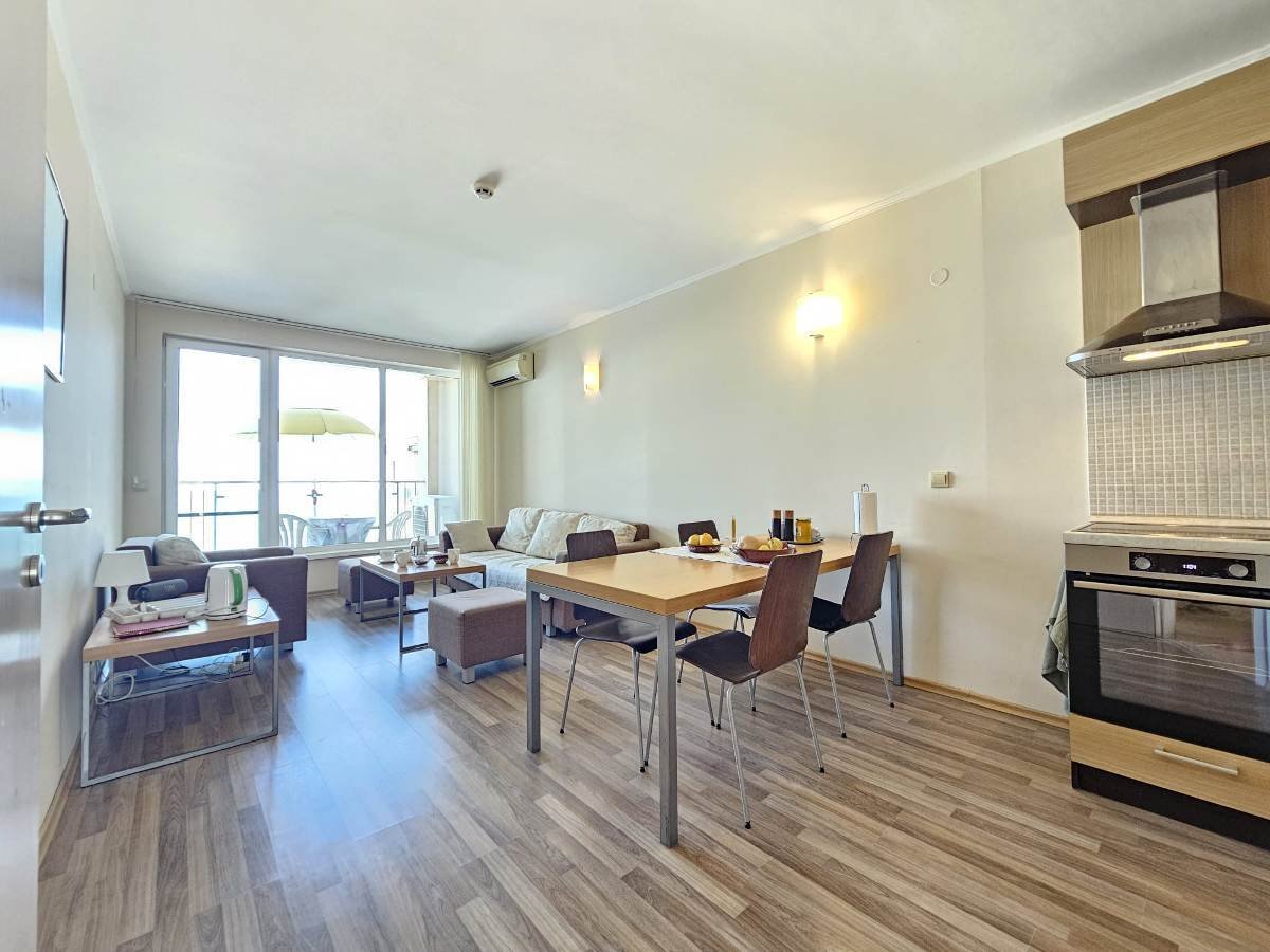 4-Zimmer-Wohnung mit Meer- und Poolblick im Komplex Obzor Beach Resort, Obzor, Bulgarien