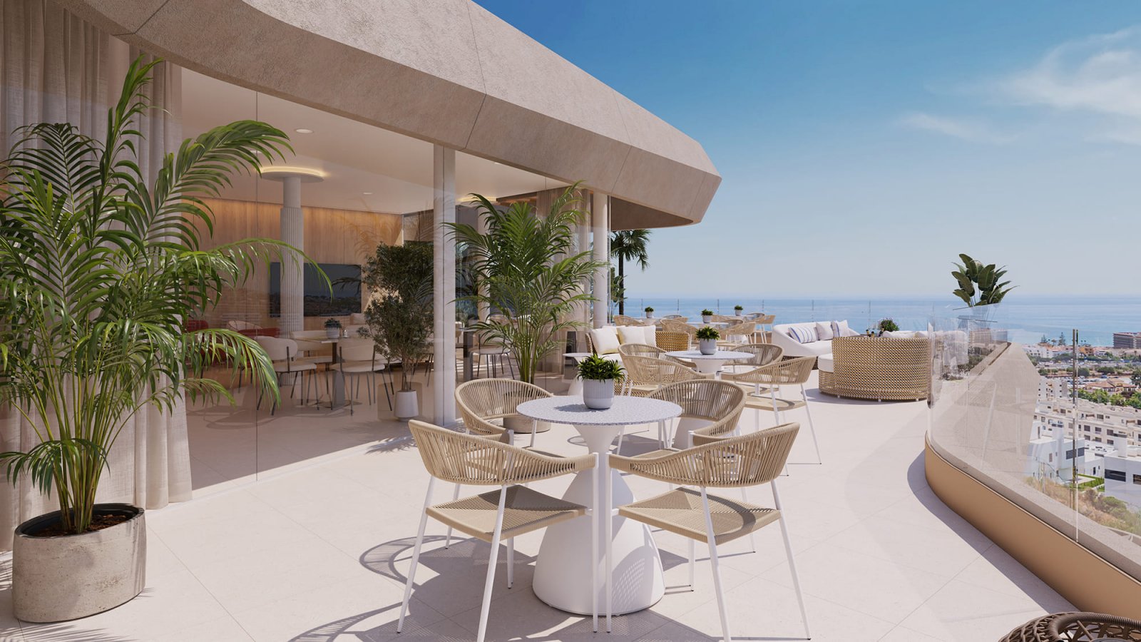 Moderne Apartments mit Meerblick, Las Lagunas de Mijas