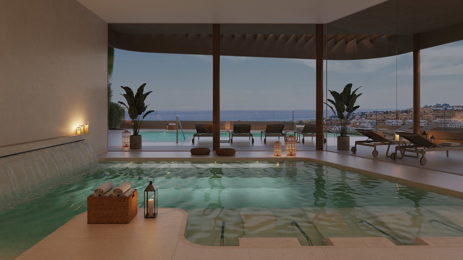 Moderne Apartments mit Meerblick, Las Lagunas de Mijas