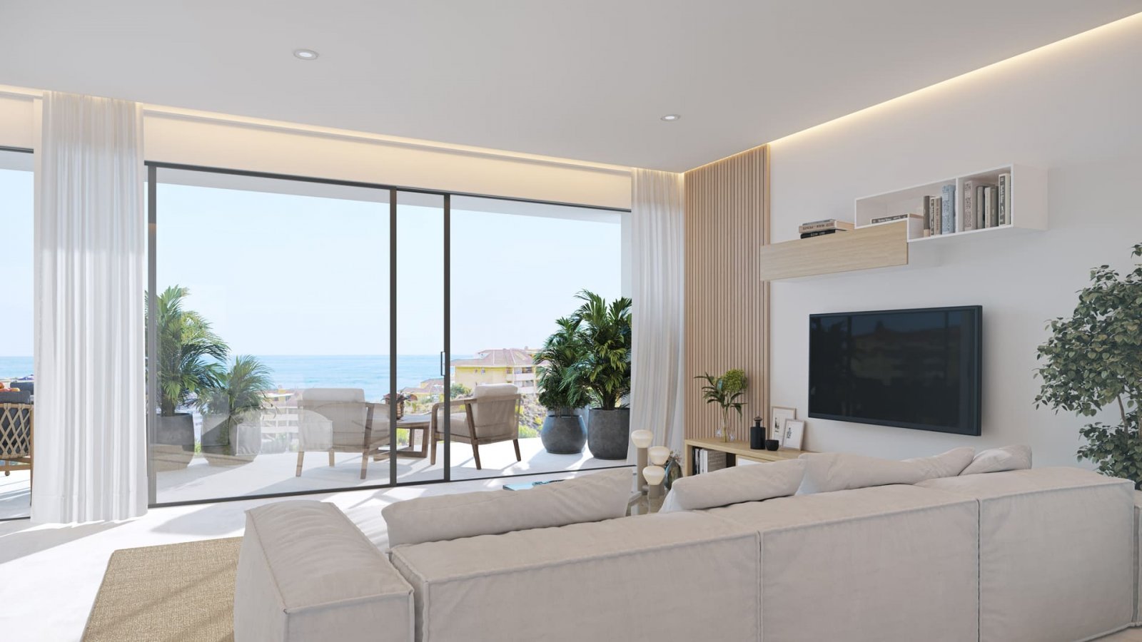 Elegante Villa am Meer, Pool und Garten, Fuengirola