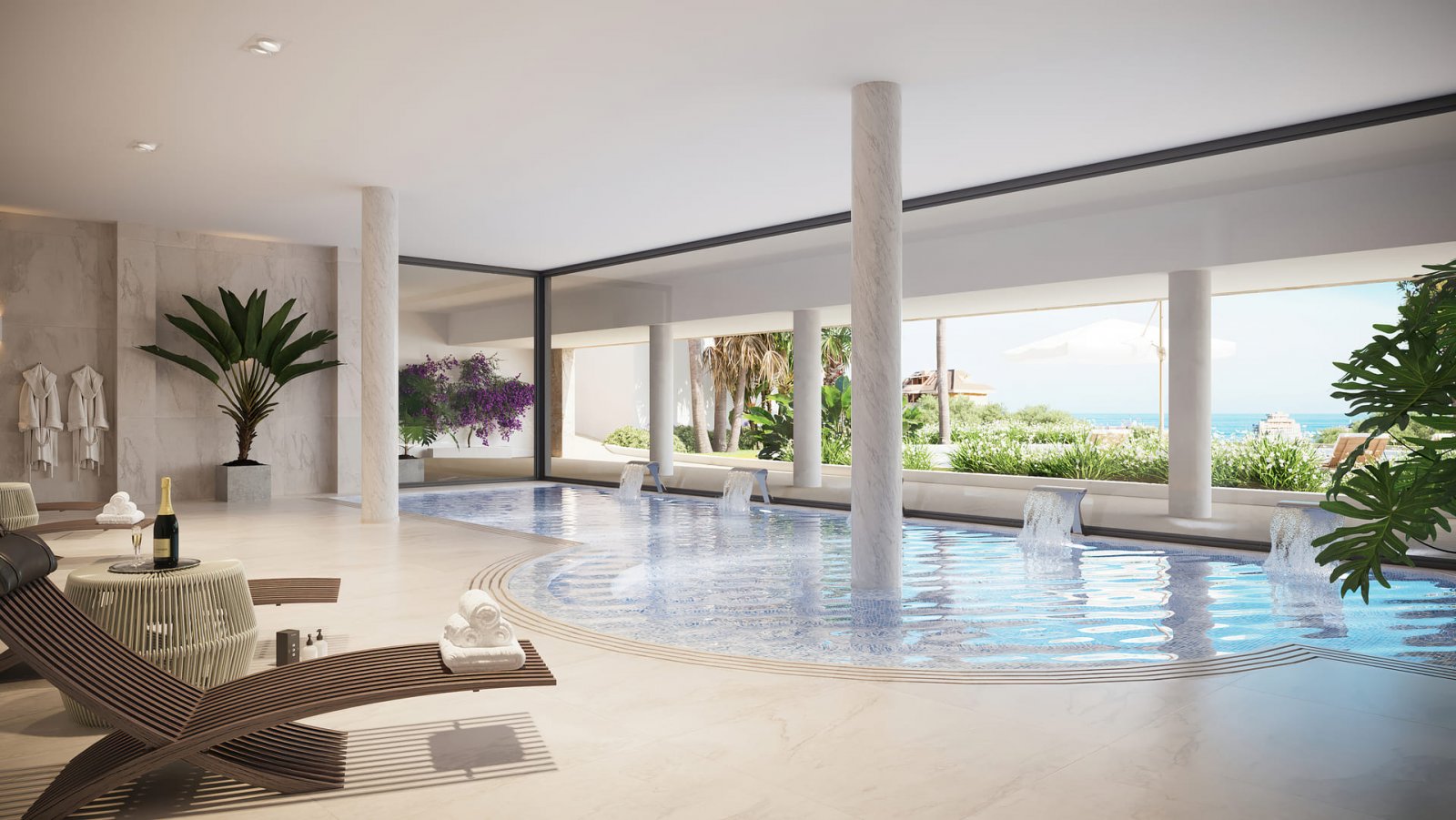 Elegante Villa am Meer, Pool und Garten, Fuengirola
