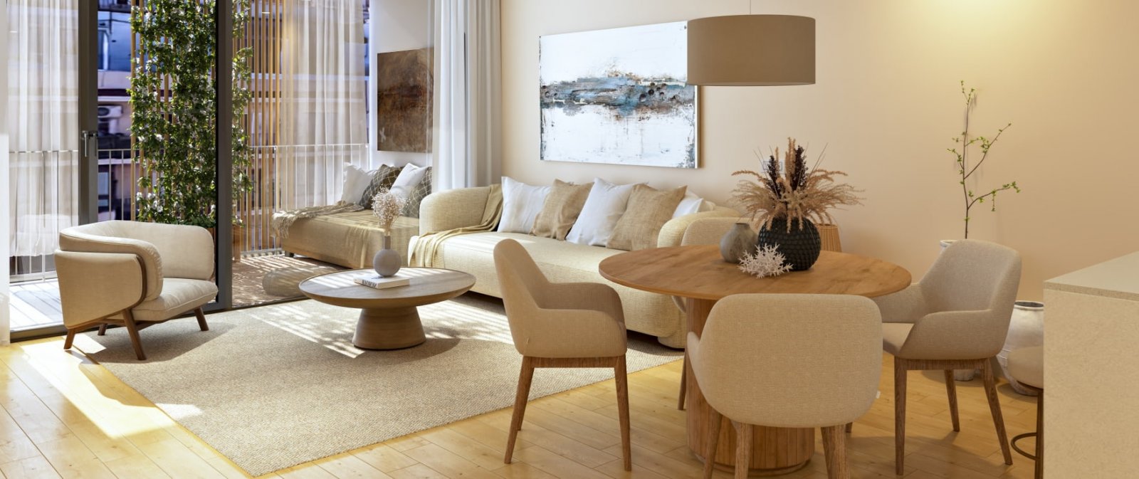Wohnen im Herzen von Palma. Elegantes Apartment mit Südterrasse, Palma de Mallorca, Spanien.