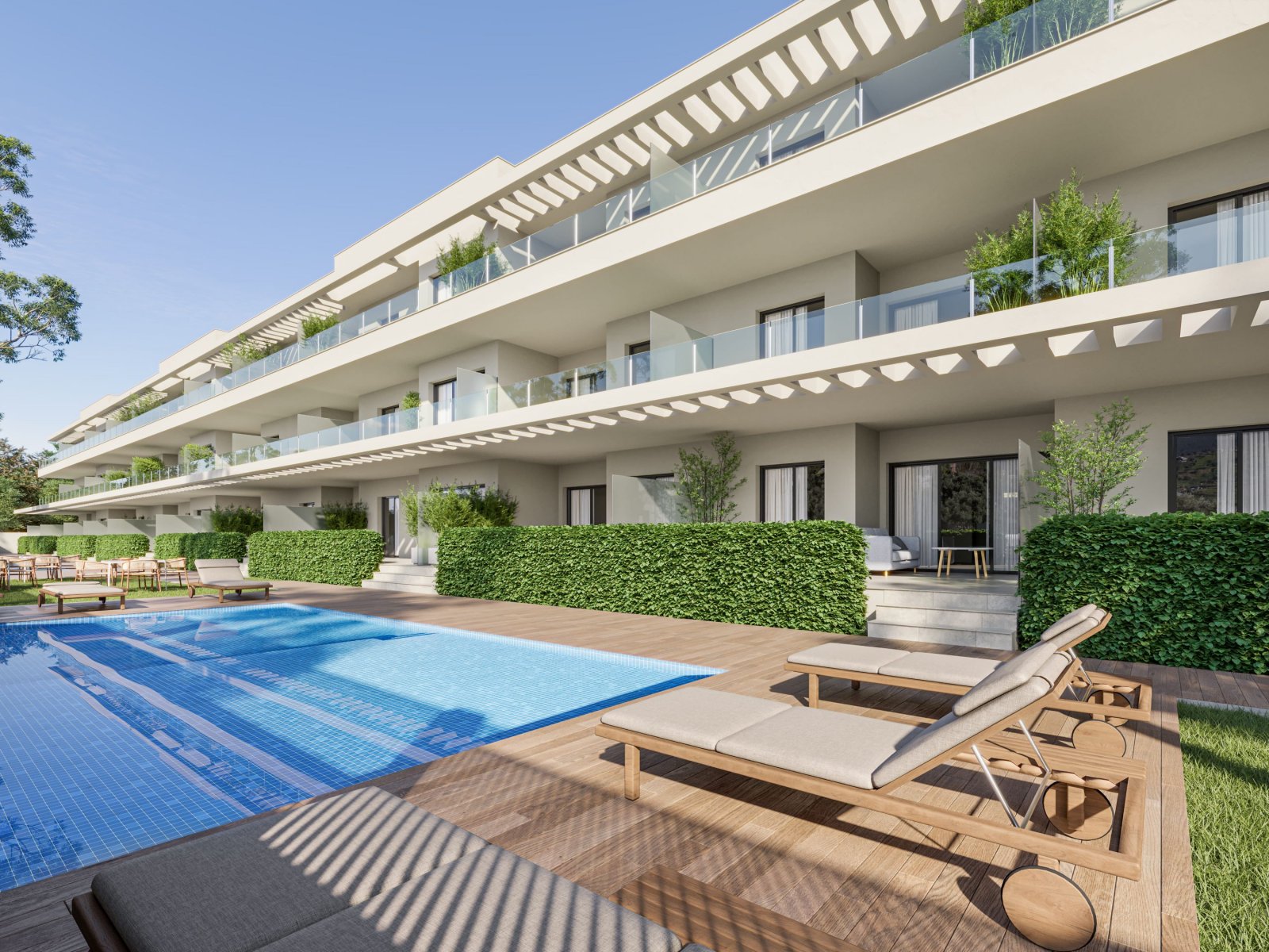 Exklusive Apartments am Strand, Gemeinschaftspool, Los Alcázares