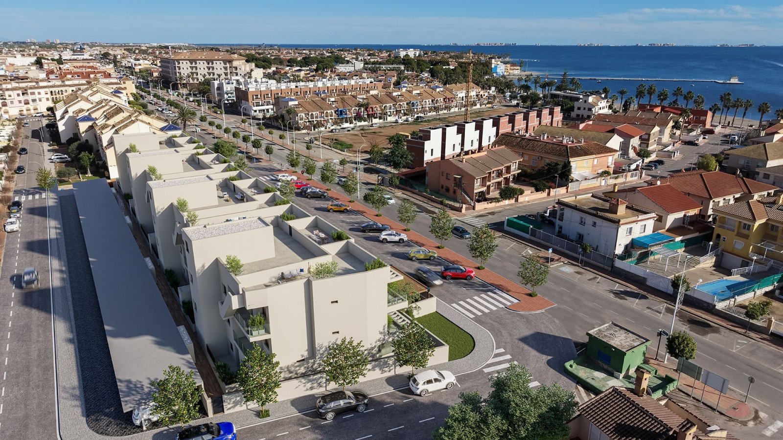 Exklusive Apartments am Strand, Gemeinschaftspool, Los Alcázares
