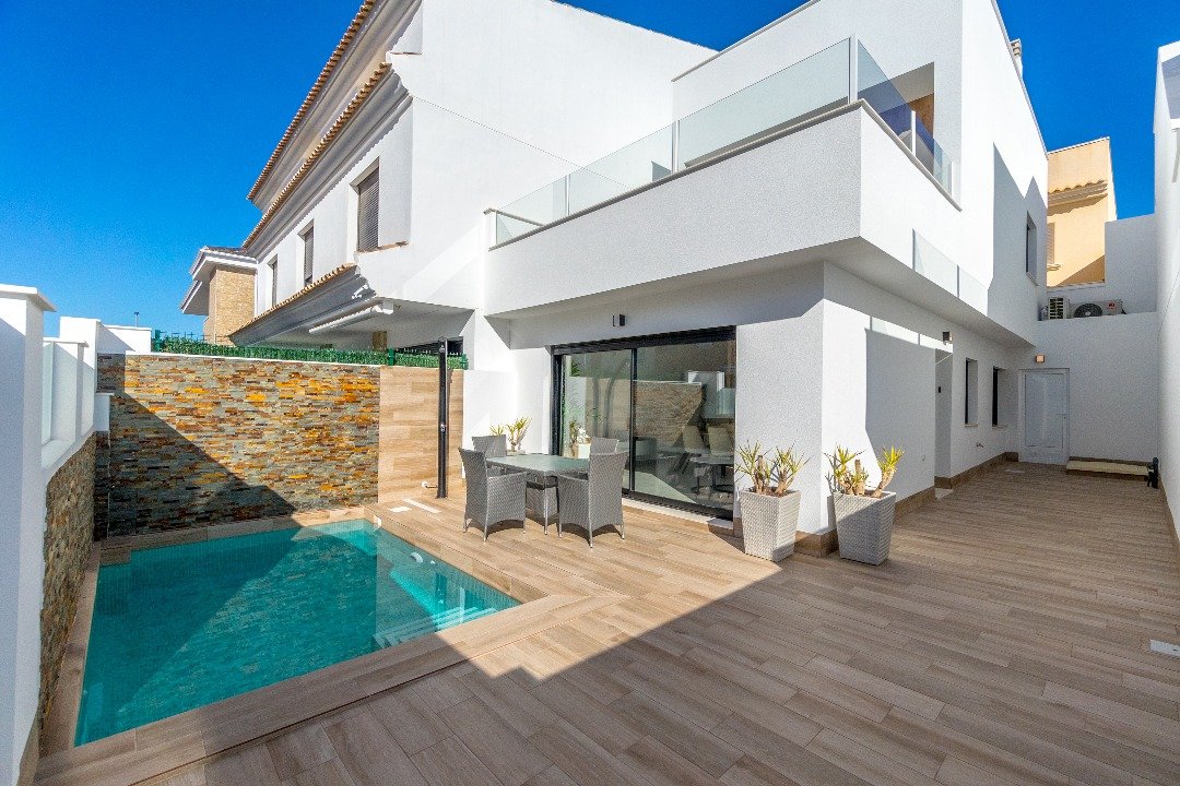Moderne Stadthäuser am Meer, San Pedro del Pinatar