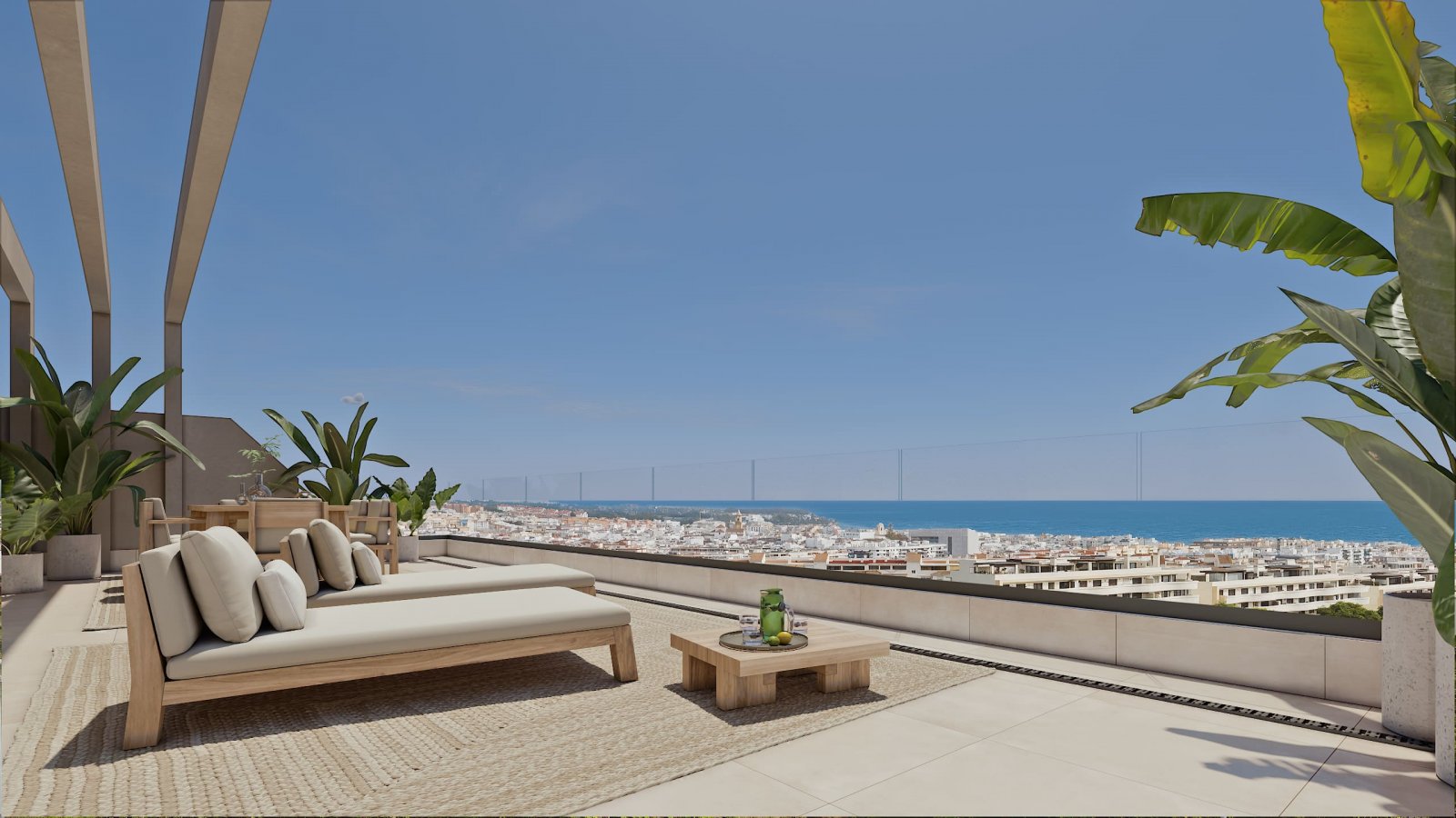 Elegante Apartments am Meer, Gemeinschaftspool, Estepona