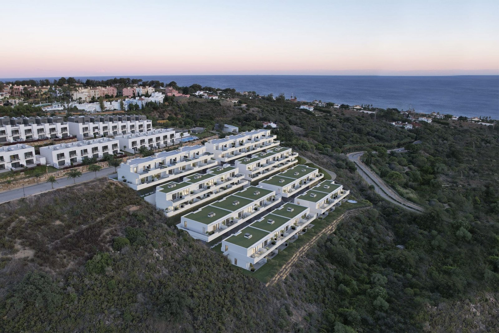 Exklusives Stadthaus mit Pool am Meer, La Chullera, Manilva