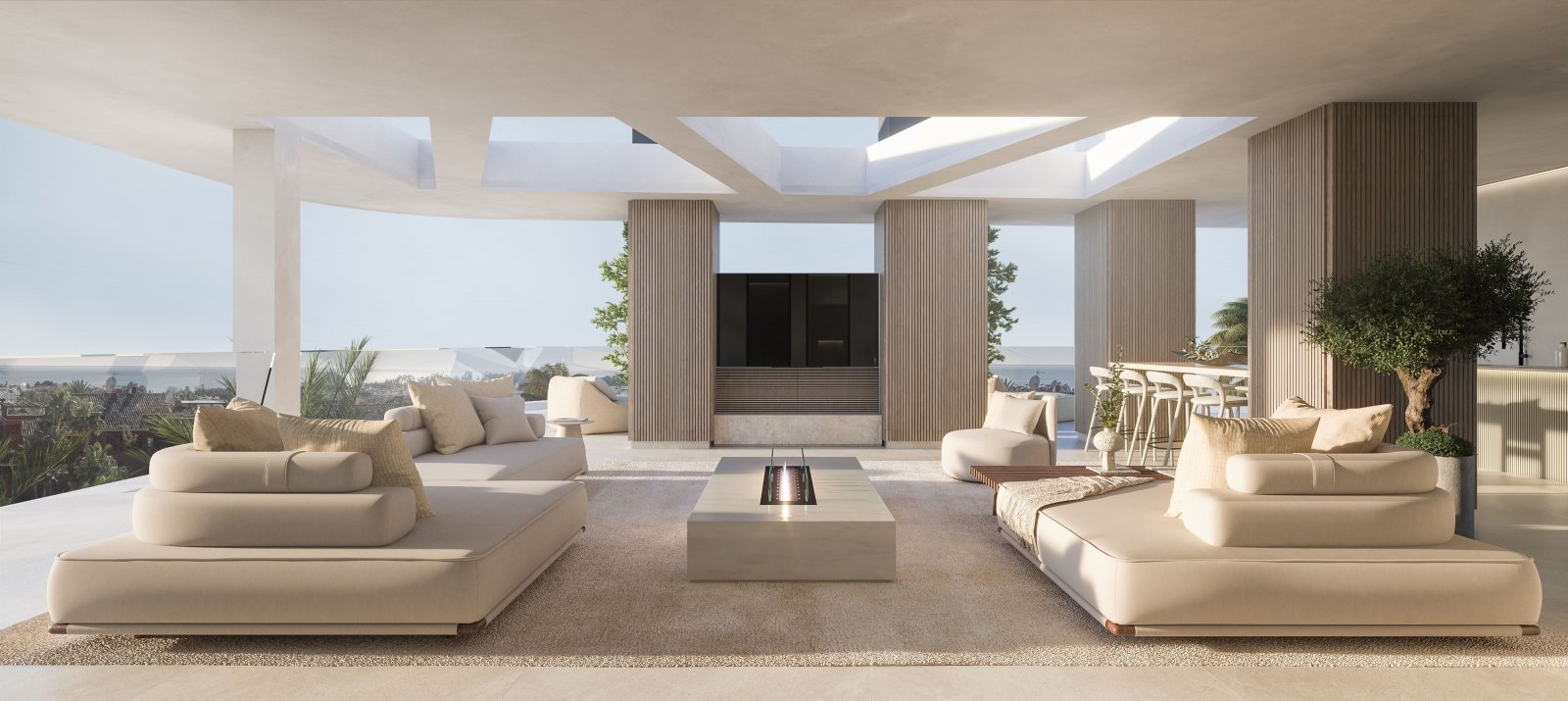 Luxusapartment am Meer, Golfplatz, Estepona