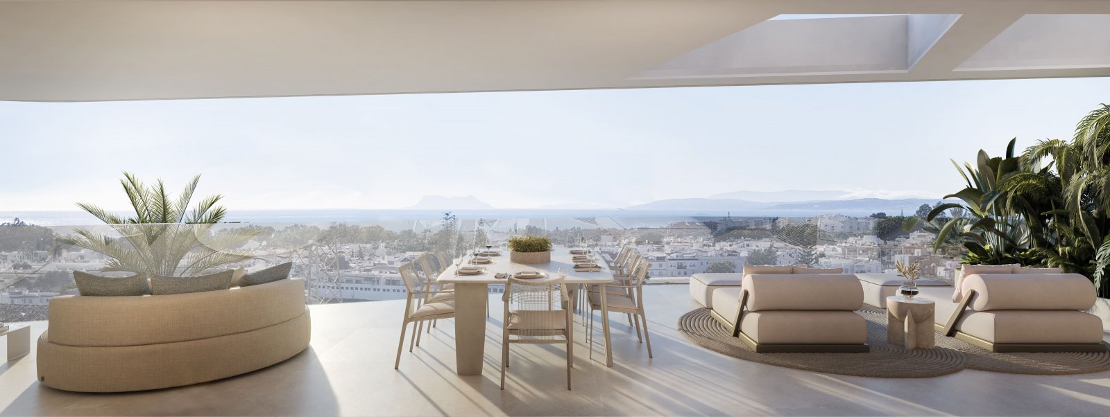 Exklusive Ferienwohnung am Meer, Golfplatz und Aussicht, Estepona