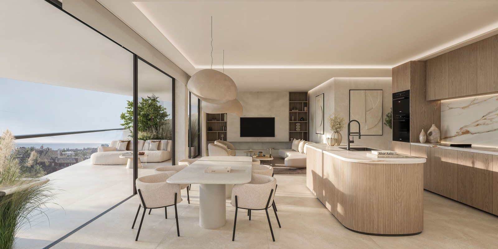 Exklusive Ferienwohnung am Meer, Golfplatz und Aussicht, Estepona