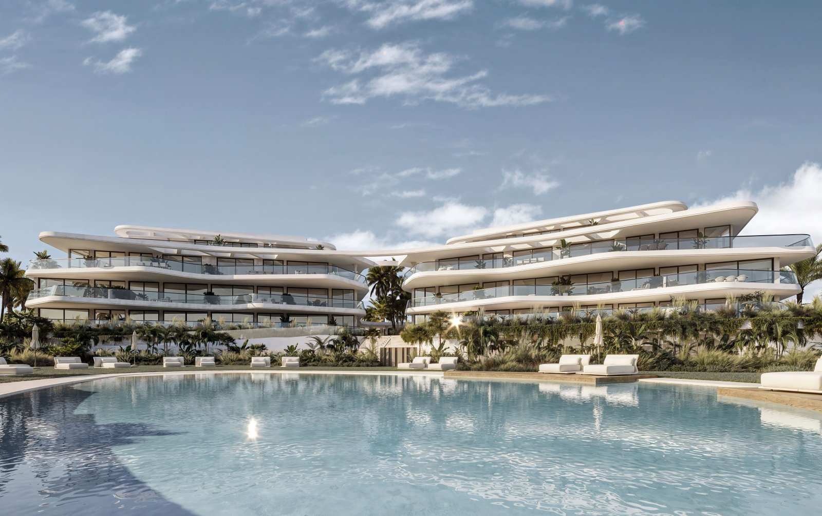 Exklusive Ferienwohnung am Meer, Golfplatz und Aussicht, Estepona