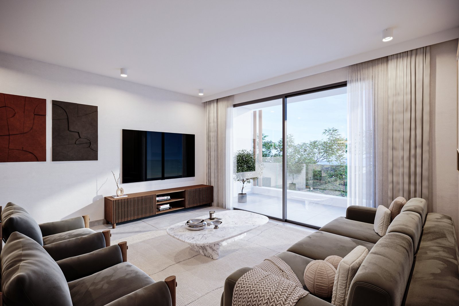 Oxygen – 1-Zimmer-Apartments im Elements, Park der Farben, Paphos