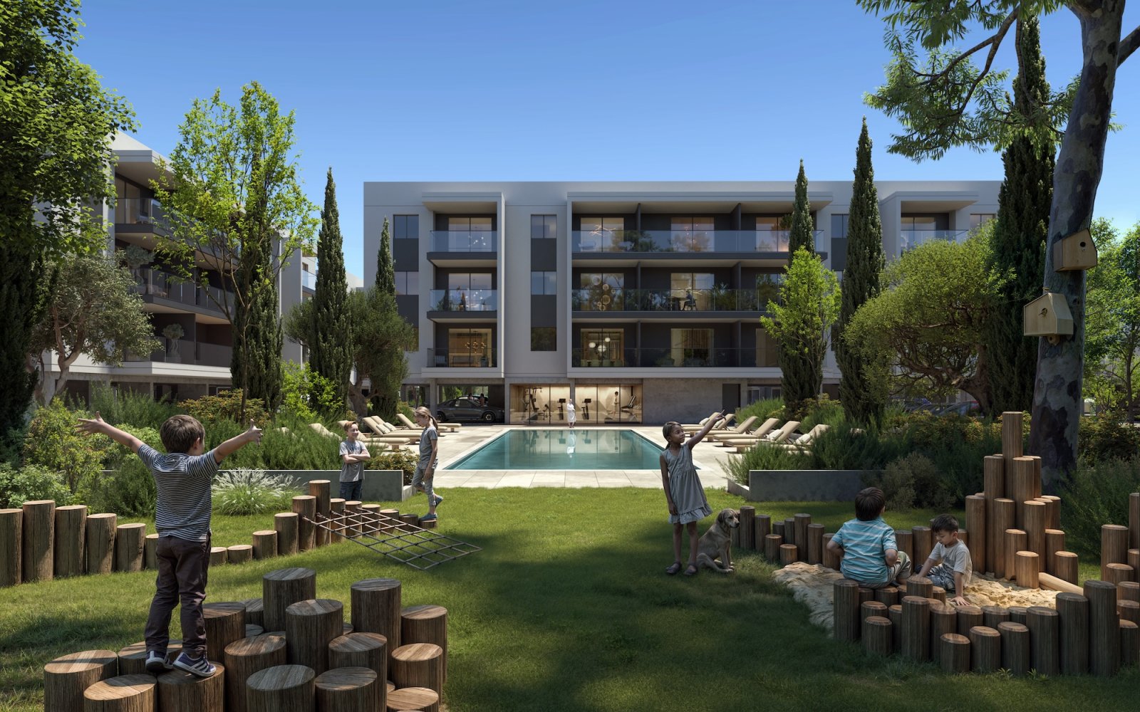 Luxusapartment in einer Ferienanlage, ruhige Lage, Limassol