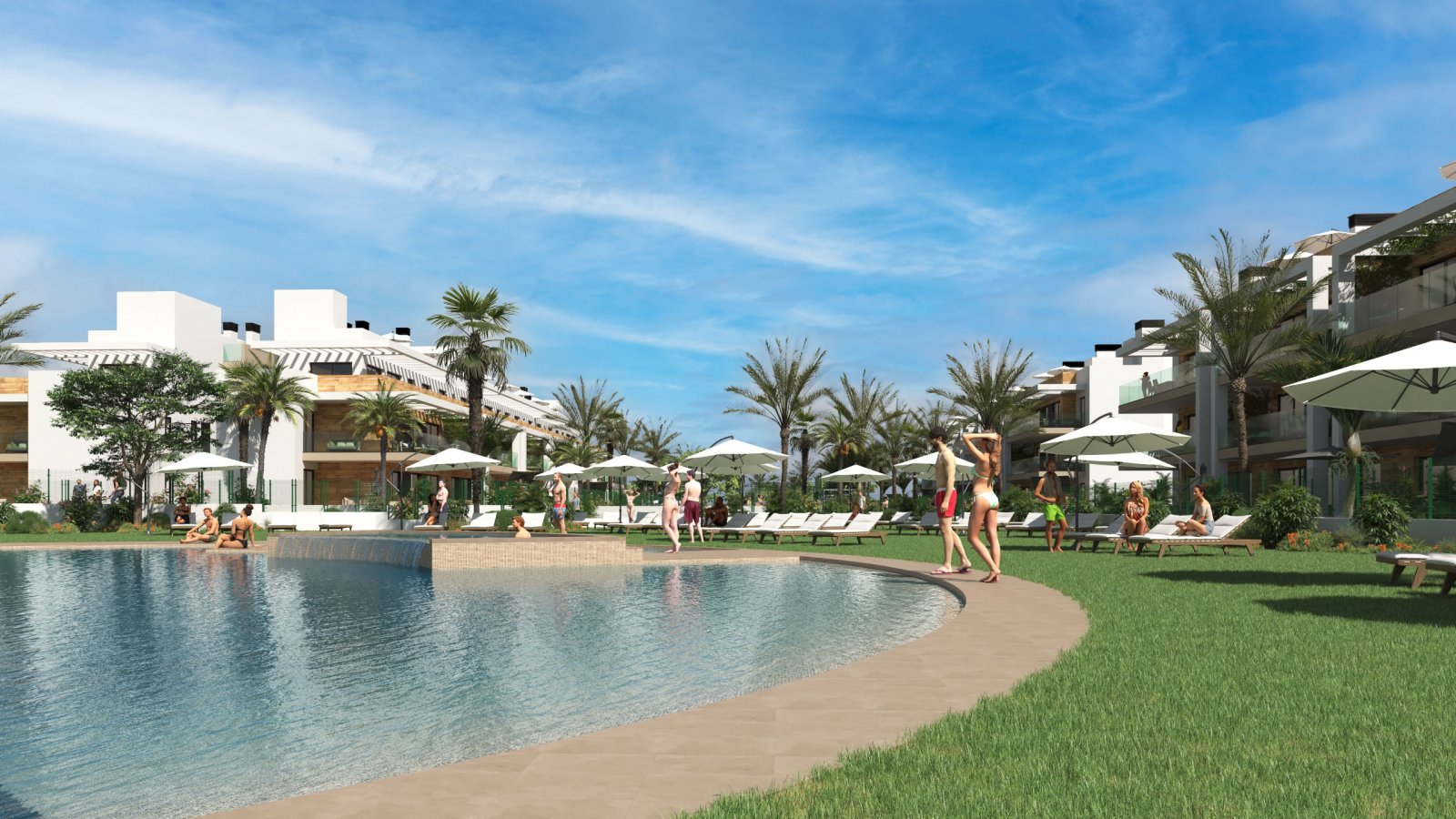 Modernes Apartment am Golfplatz, 1 km vom Meer entfernt, Los Alcázares