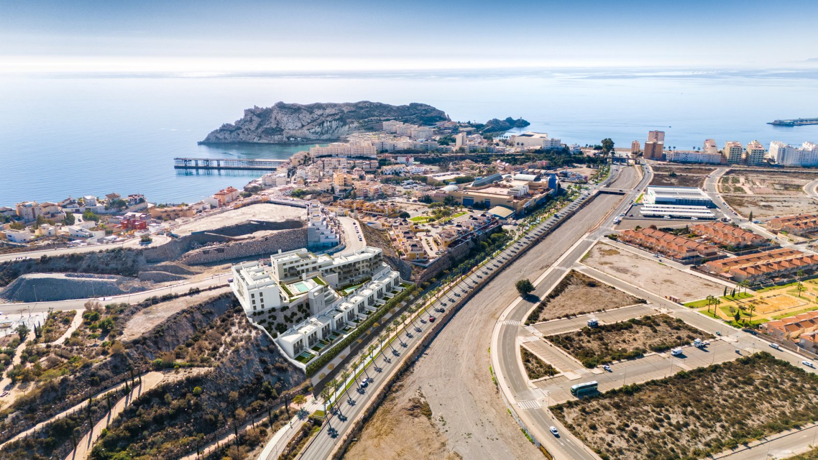 Modernes Apartment am Meer, Garten, Águilas