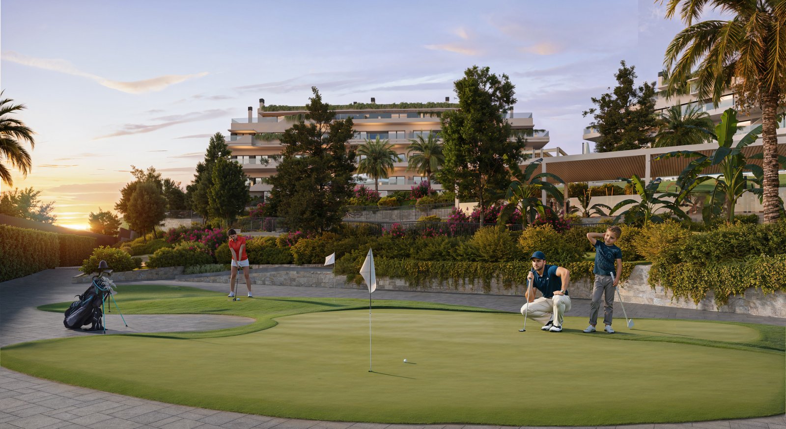 Exklusive Wohnung am Meer, Las Lagunas de Mijas, Mijas
