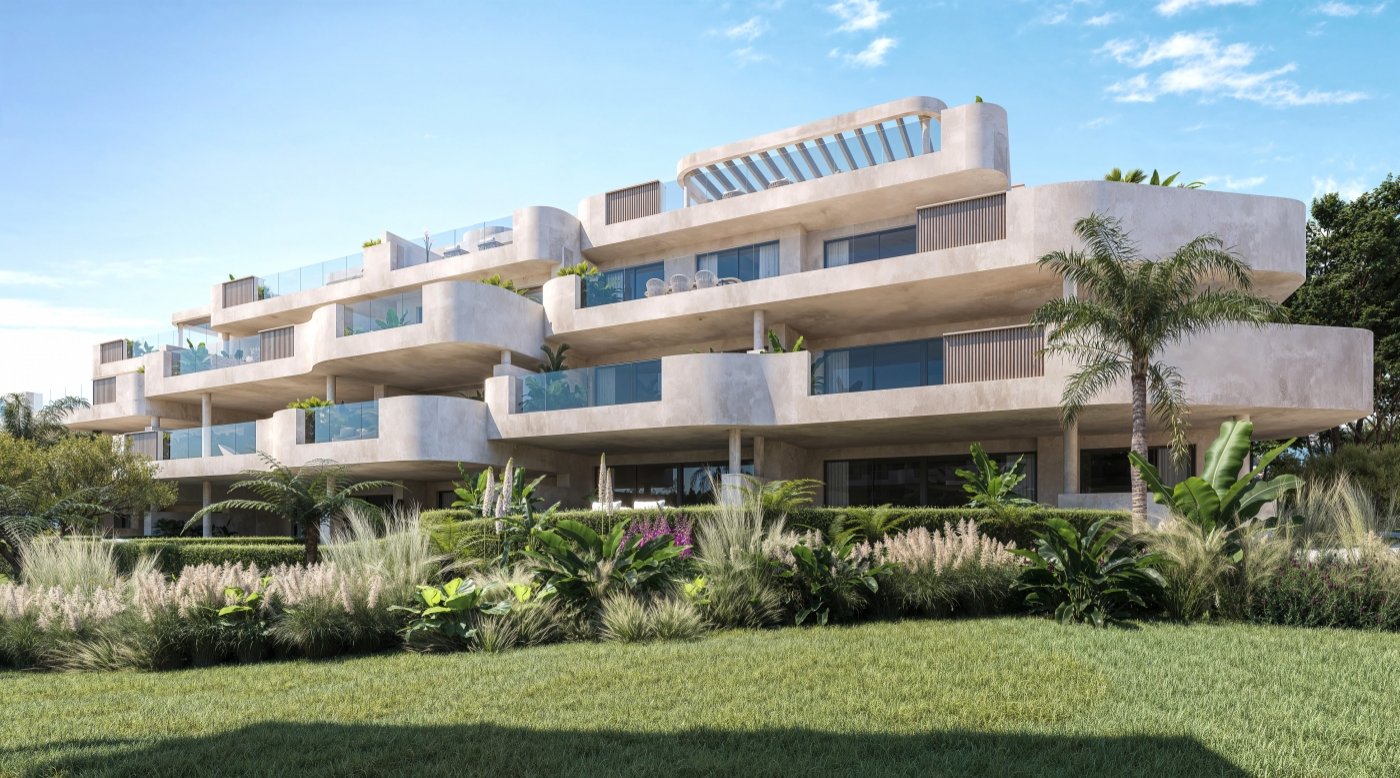 Exklusive Ferienwohnung am Meer, mit Garten und Terrasse, Estepona