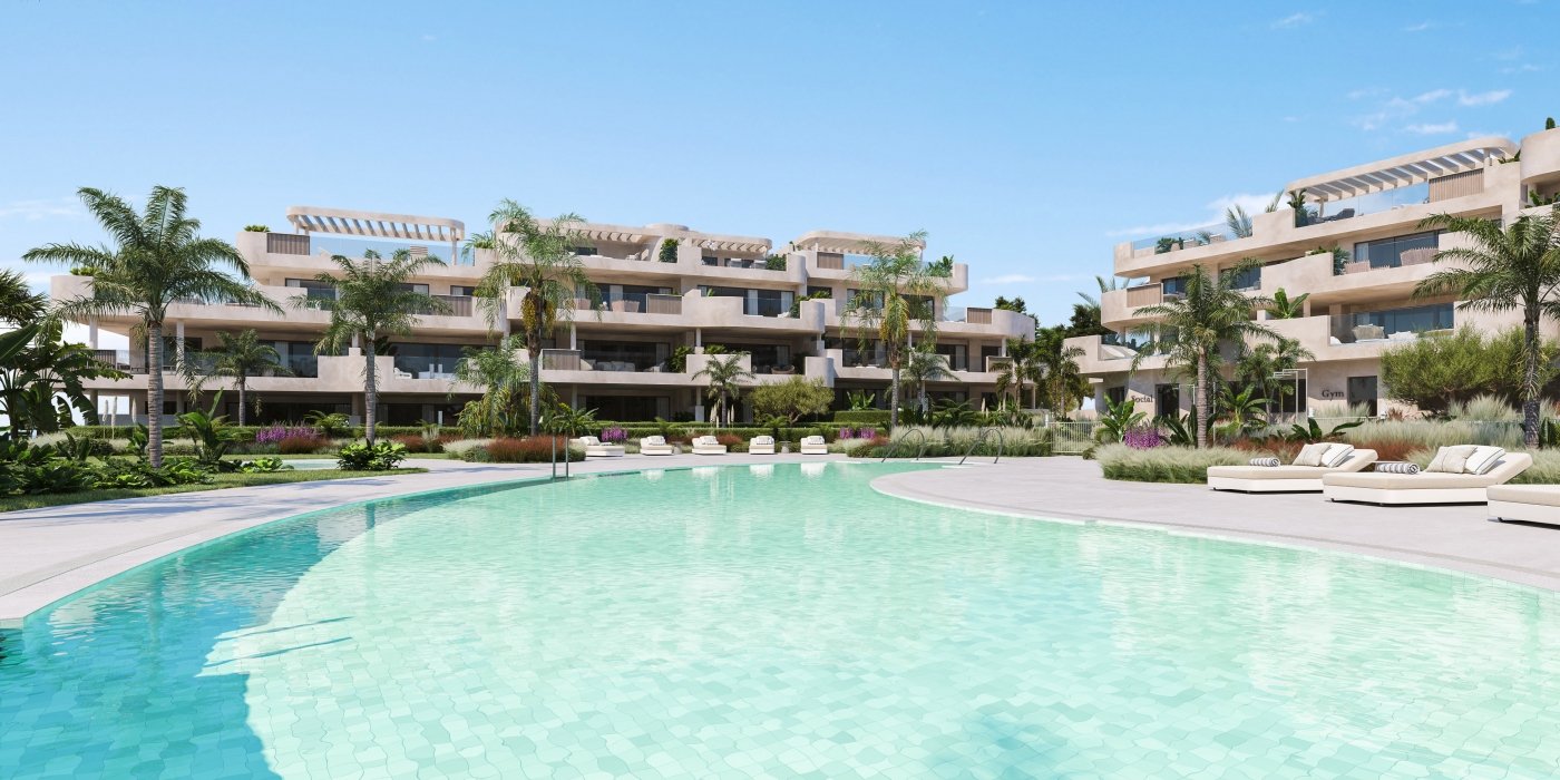 Exklusive Ferienwohnung am Meer, mit Garten und Terrasse, Estepona