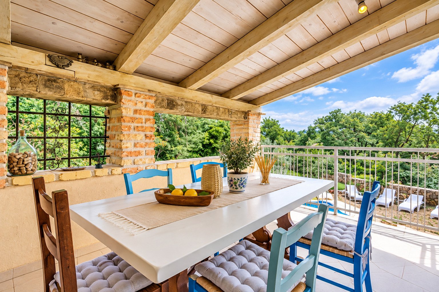Einzigartiges Ferienhaus mit Pool und Olivenhain auf der Insel Krk in Kroatien