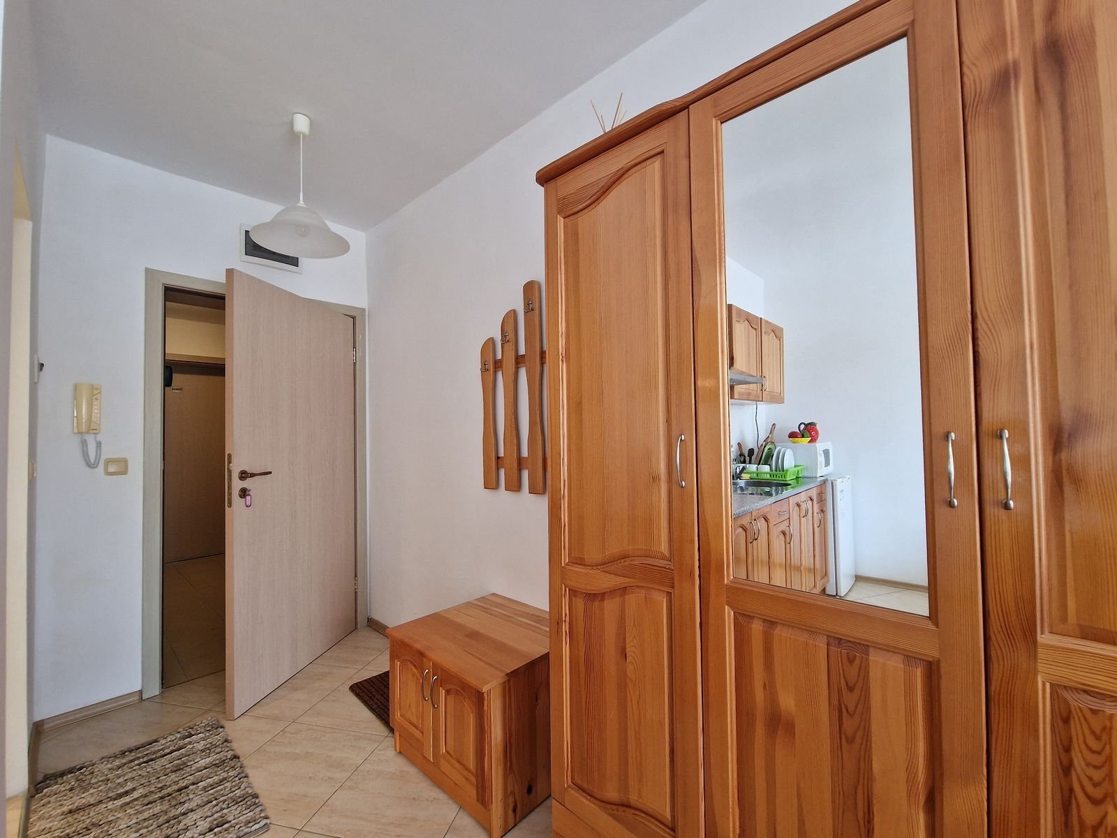 Studio mit Blick auf den Garten in der Anlage Midia in Aheloy, Bulgarien