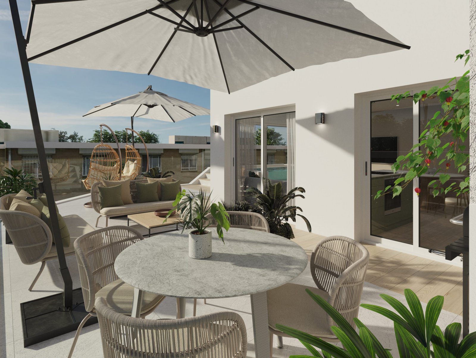 Modernes Apartment mit Terrasse, in der Nähe des Flughafens, Guardamar del Segura