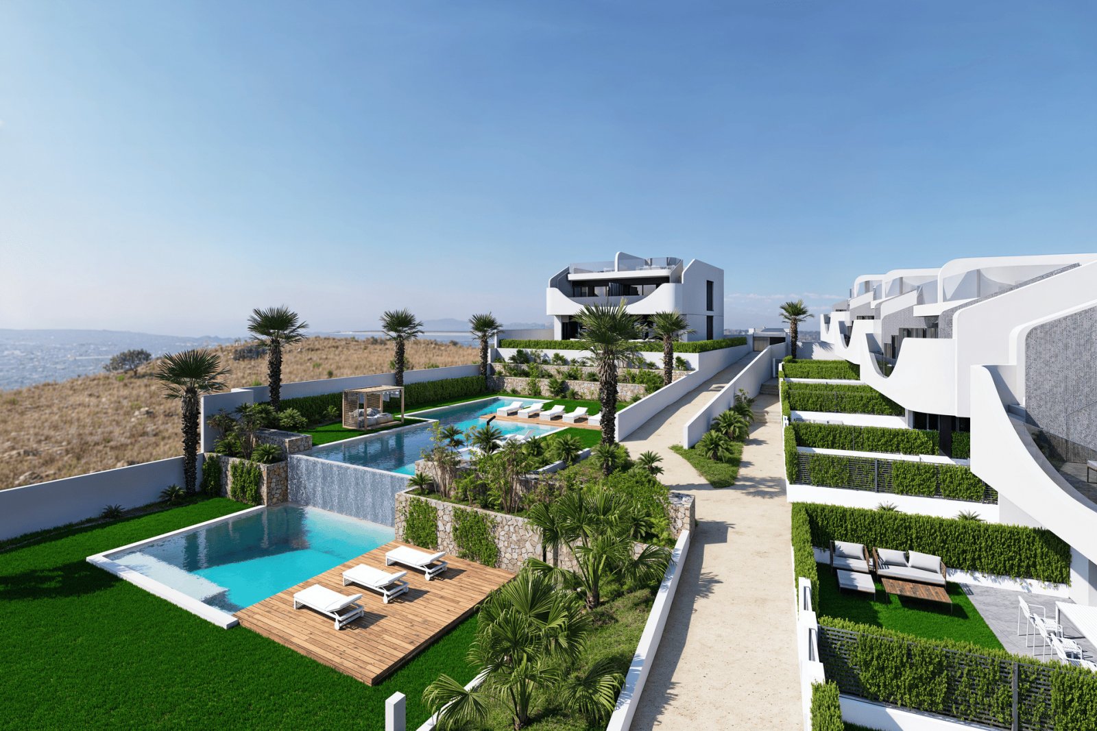 Eleganter Bungalow mit Meerblick, San Miguel de Salinas