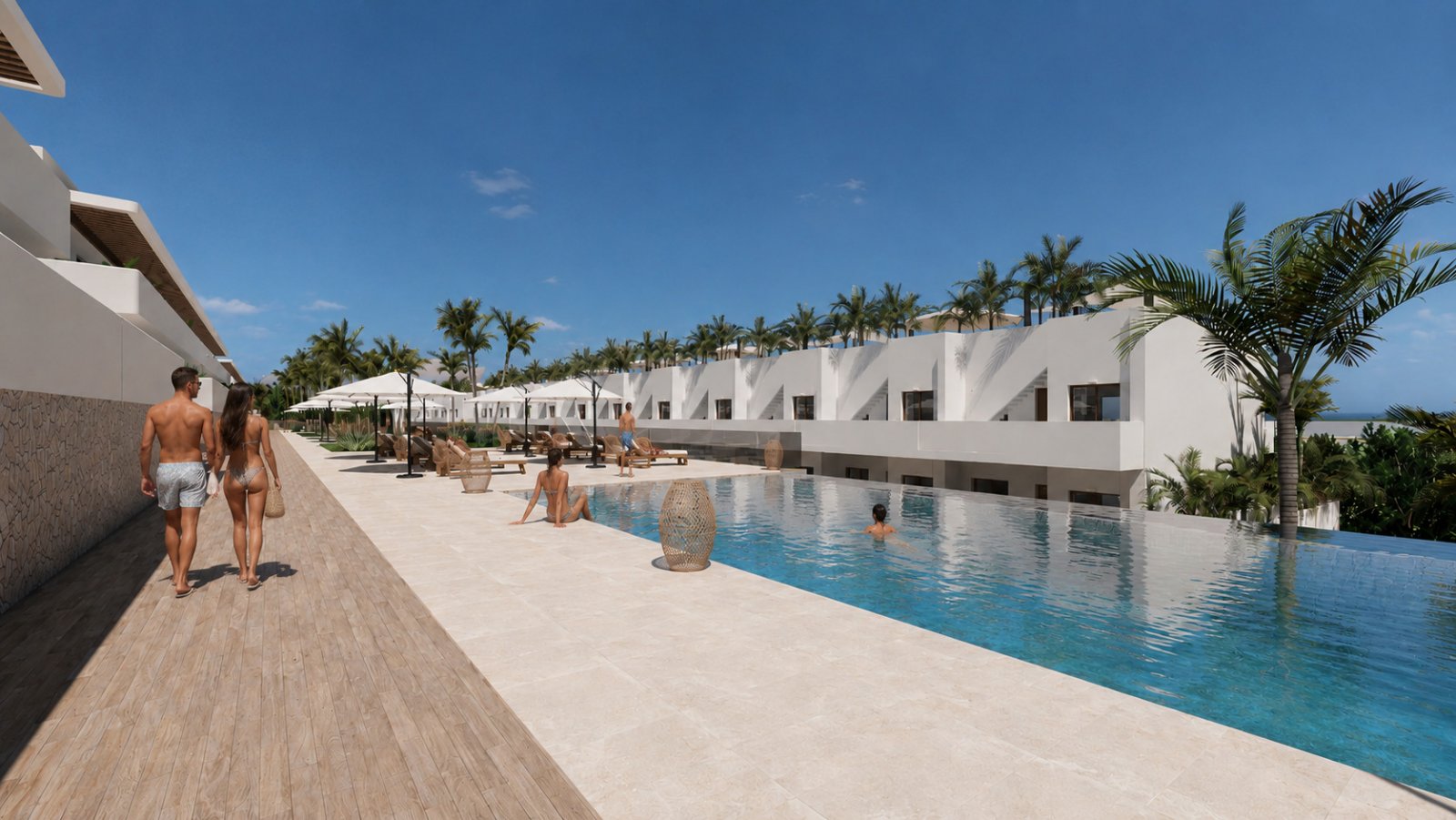 Moderne Bungalows mit Meerblick, Pulpí