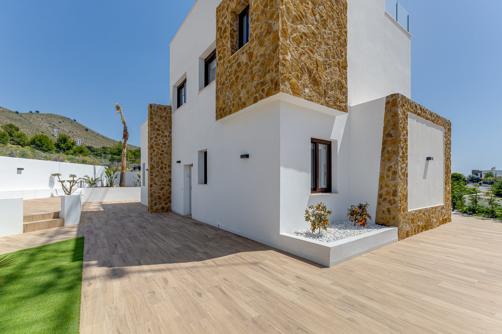 Exklusive freistehende Häuser mit Pool und Meerblick, Finestrat