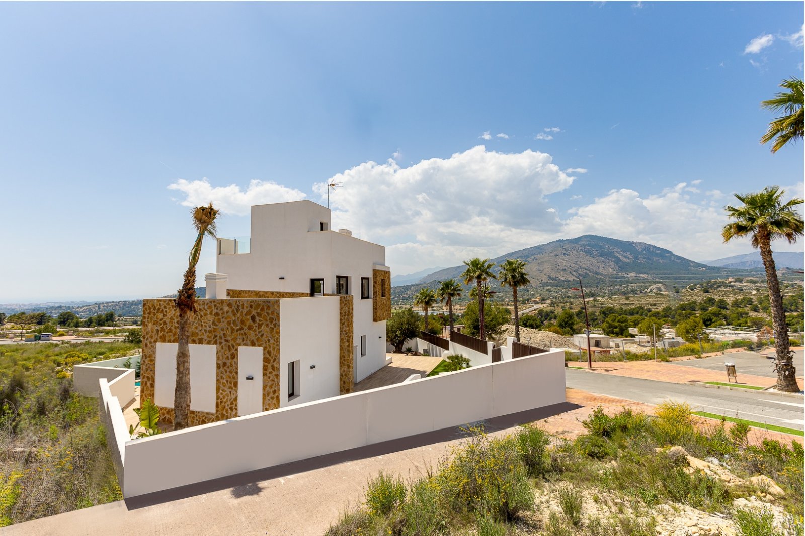 Exklusive freistehende Häuser mit Pool und Meerblick, Finestrat