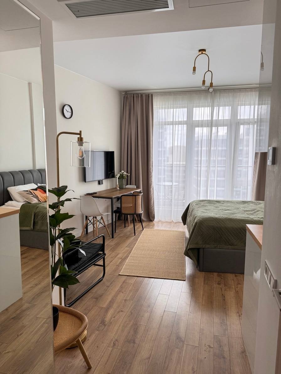 Modernes Studio mit Meerblick in Batumi, Georgien – Voll möbliert mit Pool und SPA nahe dem Strand