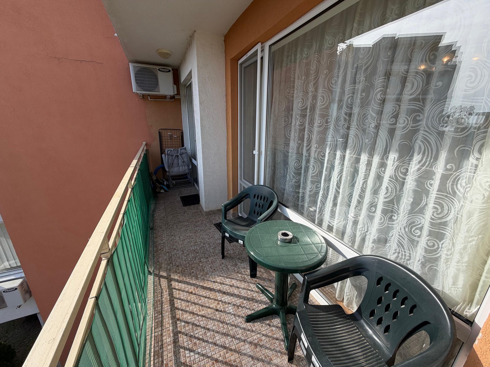 Zweizimmerwohnung mit Meerblick im Komplex Crown Fort in Sveti Vlas, Bulgarien
