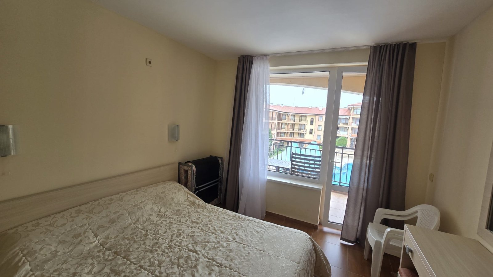 Zweizimmerwohnung mit Poolblick im Komplex Panorama Dreams in Sveti Vlas, Bulgarien
