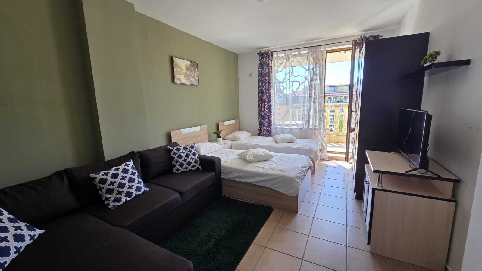 3-Zimmer-Apartment mit 2 Schlafzimmern im Komplex Summer Dreams, Sonnenstrand, Bulgarien