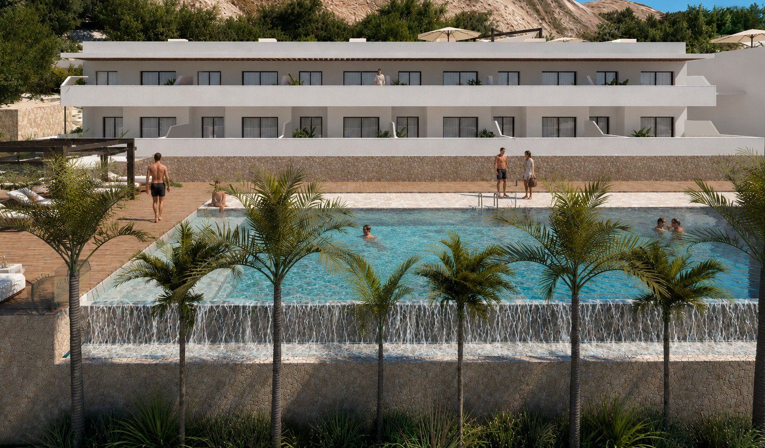 Moderne Bungalows mit Meerblick und Pool, Pulpí
