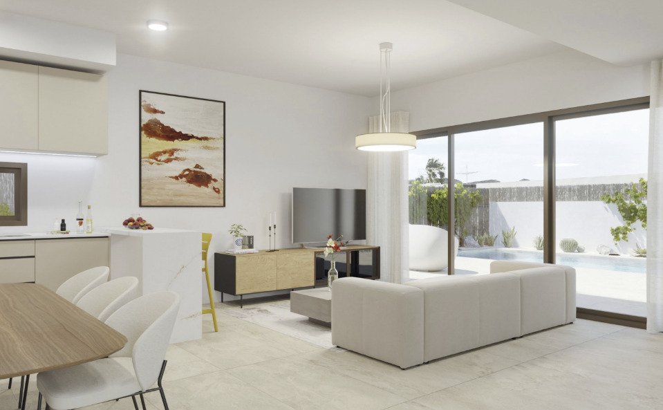 Neue Villa mit Privatpool und Untergeschoss am Golfplatz La Finca, Algorfa, Spanien