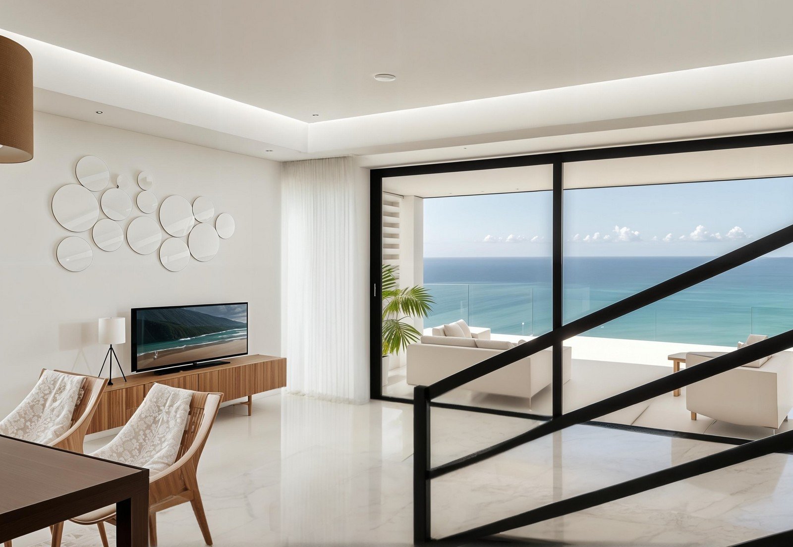 Neue Wohnung mit 2 Schlafzimmern und Meerblick, 200 m vom Strand, 2 Infinity-Pools, Kalyves, Apokoronas, Chania, Kreta