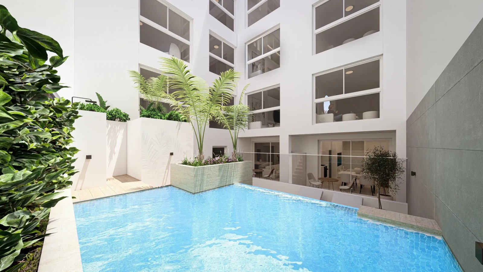 Moderne Apartments 500 m vom Meer entfernt mit Swimmingpool – Torrevieja