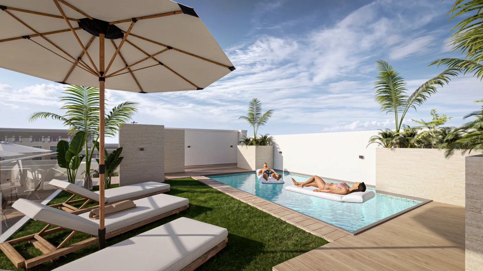 Moderne Apartments 500 m vom Meer entfernt mit Swimmingpool – Torrevieja