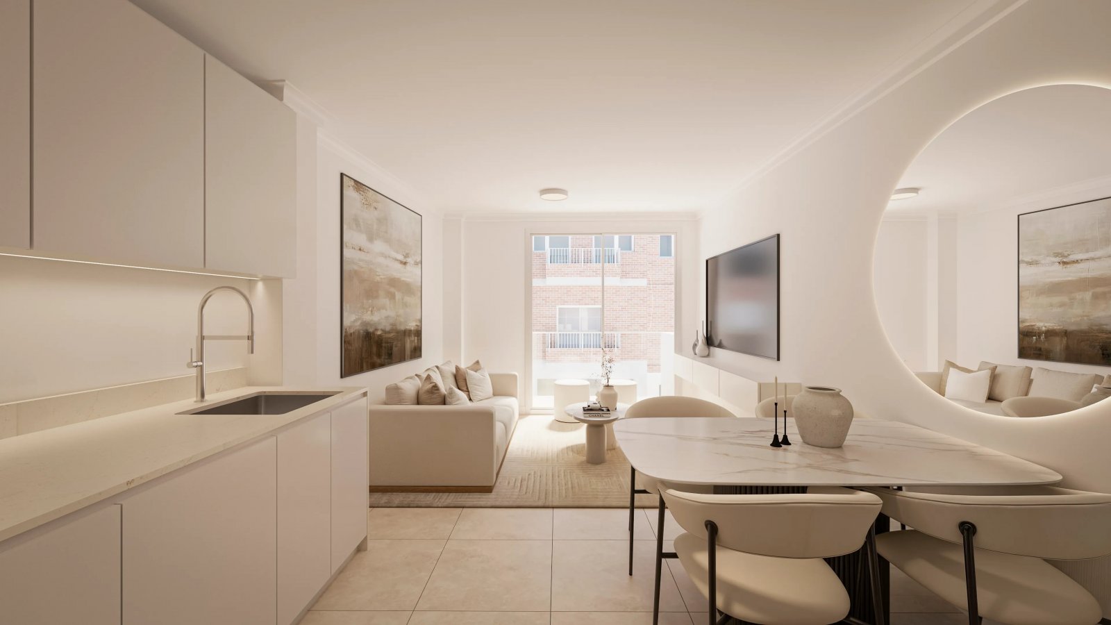 Moderne Apartments mit Pool, 500 m vom Meer entfernt, Torrevieja