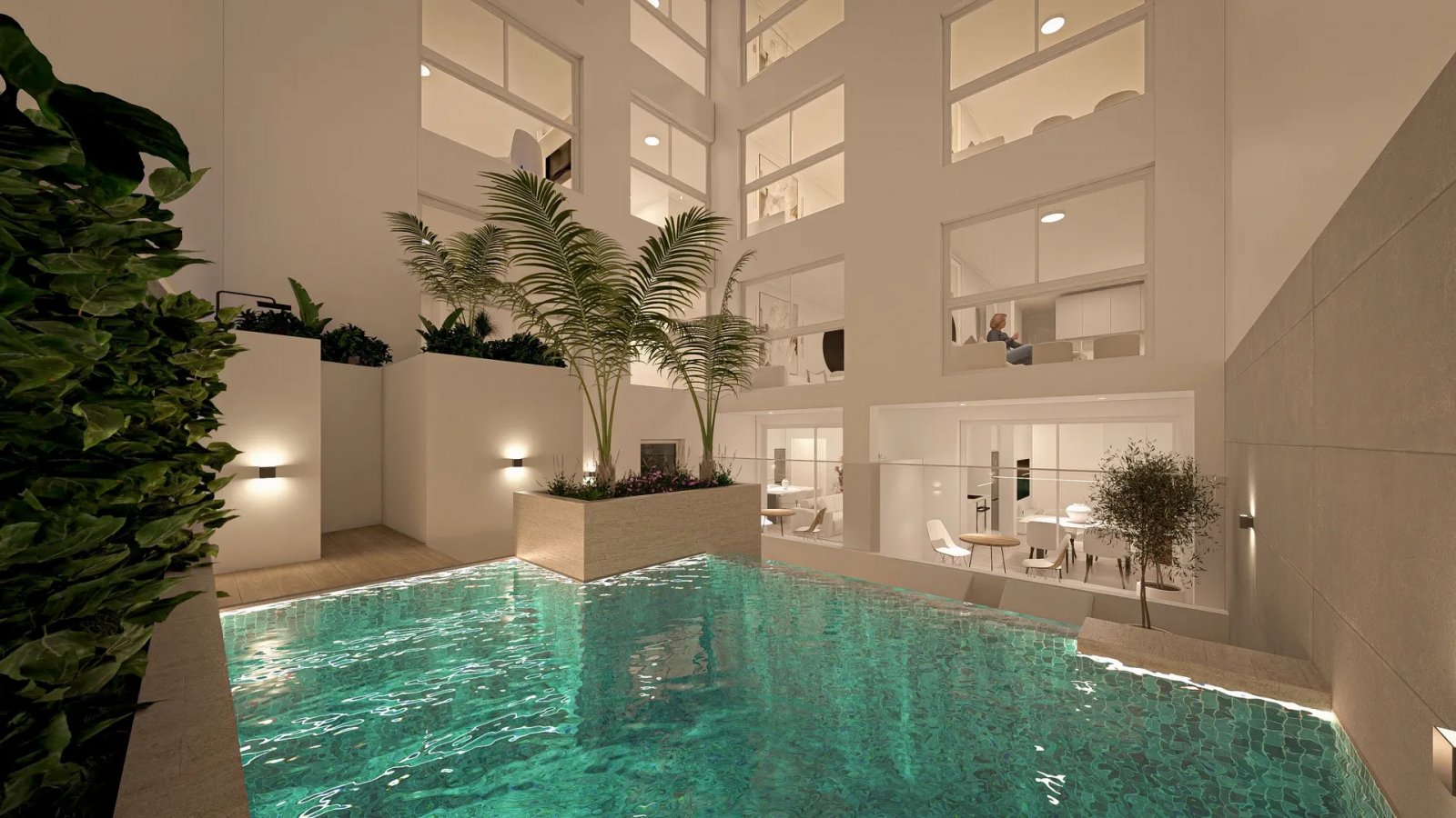 Moderne Apartments mit Pool, 500 m vom Meer entfernt, Torrevieja