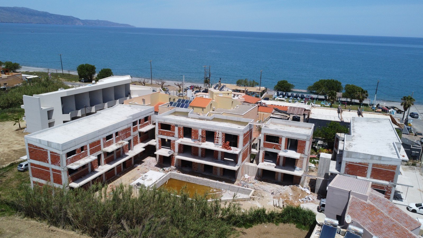 Neue Wohnungen mit 2 Schlafzimmern und Gemeinschaftspool, wenige Meter vom Strand, Maleme, Chania, Kreta
