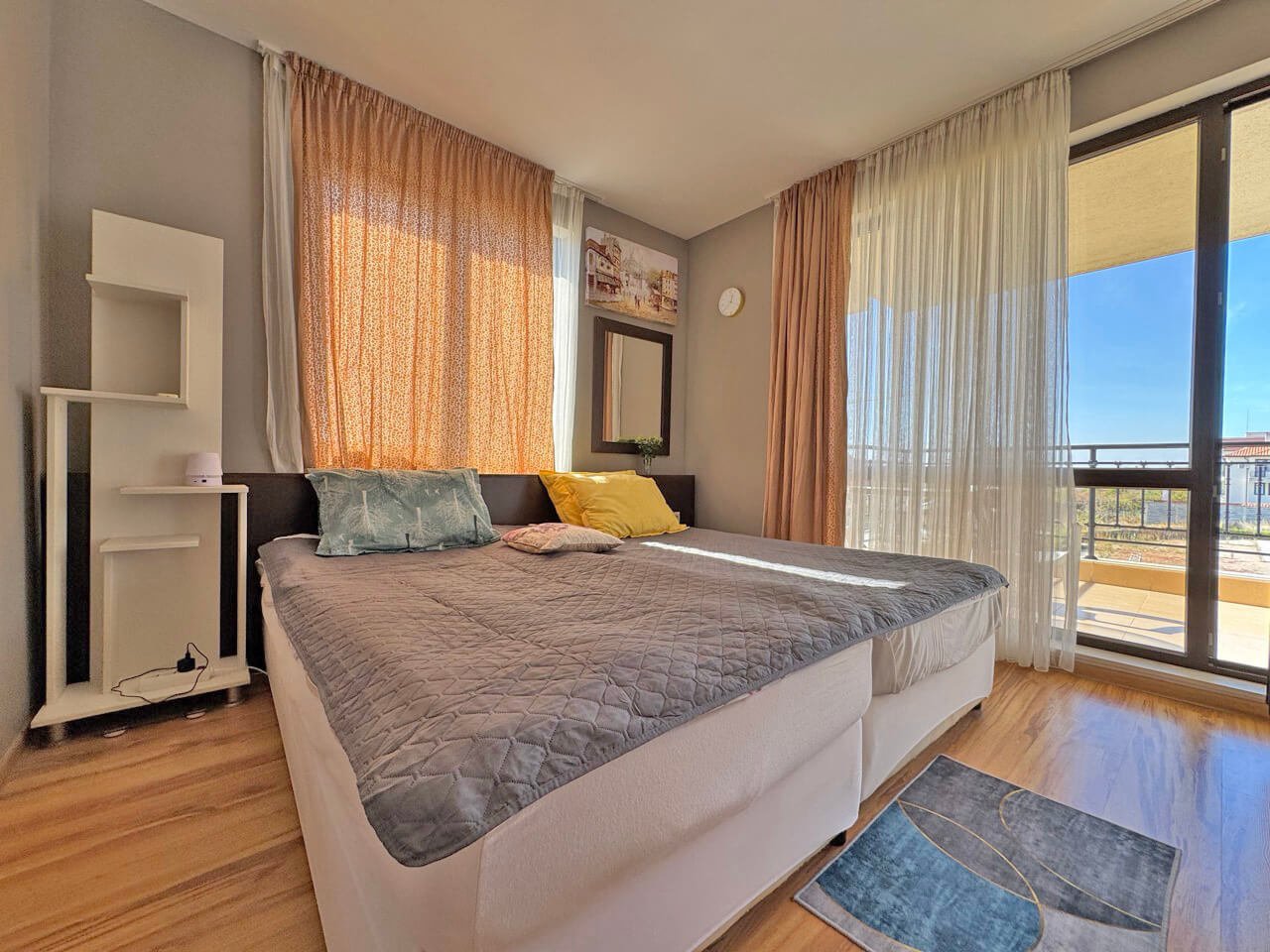 Zweizimmerwohnung mit Meerblick im Komplex „Macon“, Sveti Vlas, Bulgarien.