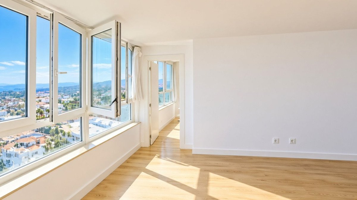 Renovierte Wohnung im 12. Stock mit Blick auf das Meer, Gibraltar und Afrika, San Roque, Spanien