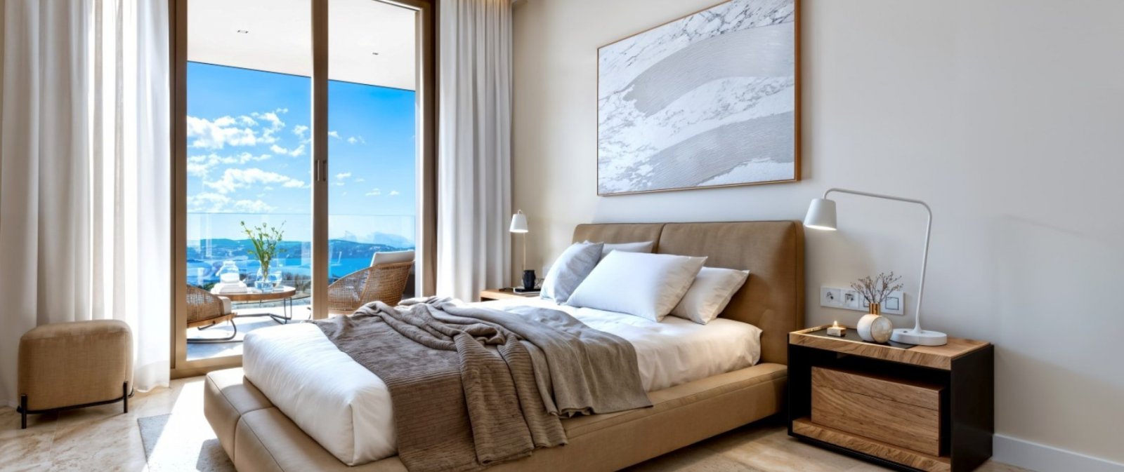 2-Zimmer-Apartment mit Terrasse und Meerblick in Paguera, Calvià, Spanien