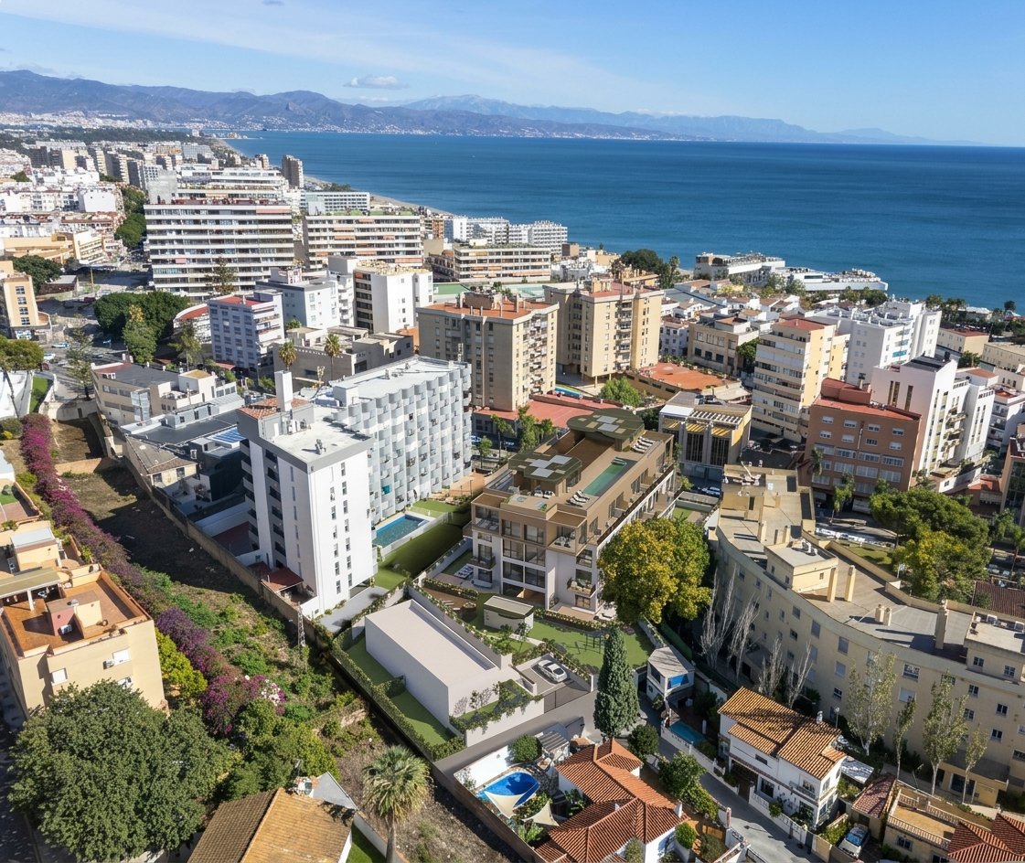 Moderne Apartments mit Meerblick, 500 m vom Strand entfernt, Torremolinos
