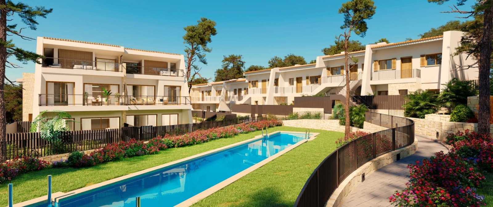 Ferienwohnung mit 2 Schlafzimmern und einer 30 m² großen Terrasse in Meeresnähe in Moraira, Teulada, Spanien