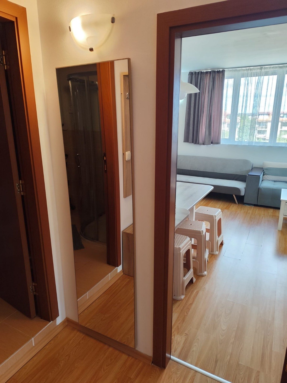 2 Zimmer Wohnung mit leichten Meerblick in Aheloy Bulgarien