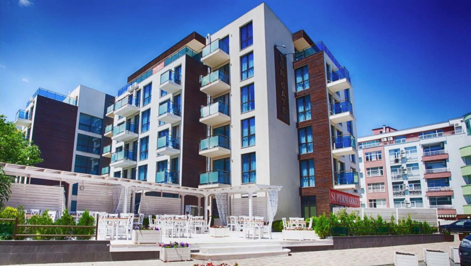 Sunny Beach: 2 Zimmer Wohnung im Sun Gate Sonnenstrand Bulgarien 