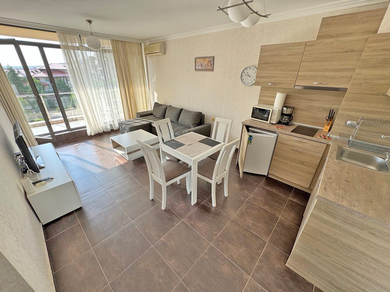 Zweizimmerwohnung mit Meerblick im Komplex „Dolce Vita“ in Sveti Vlas